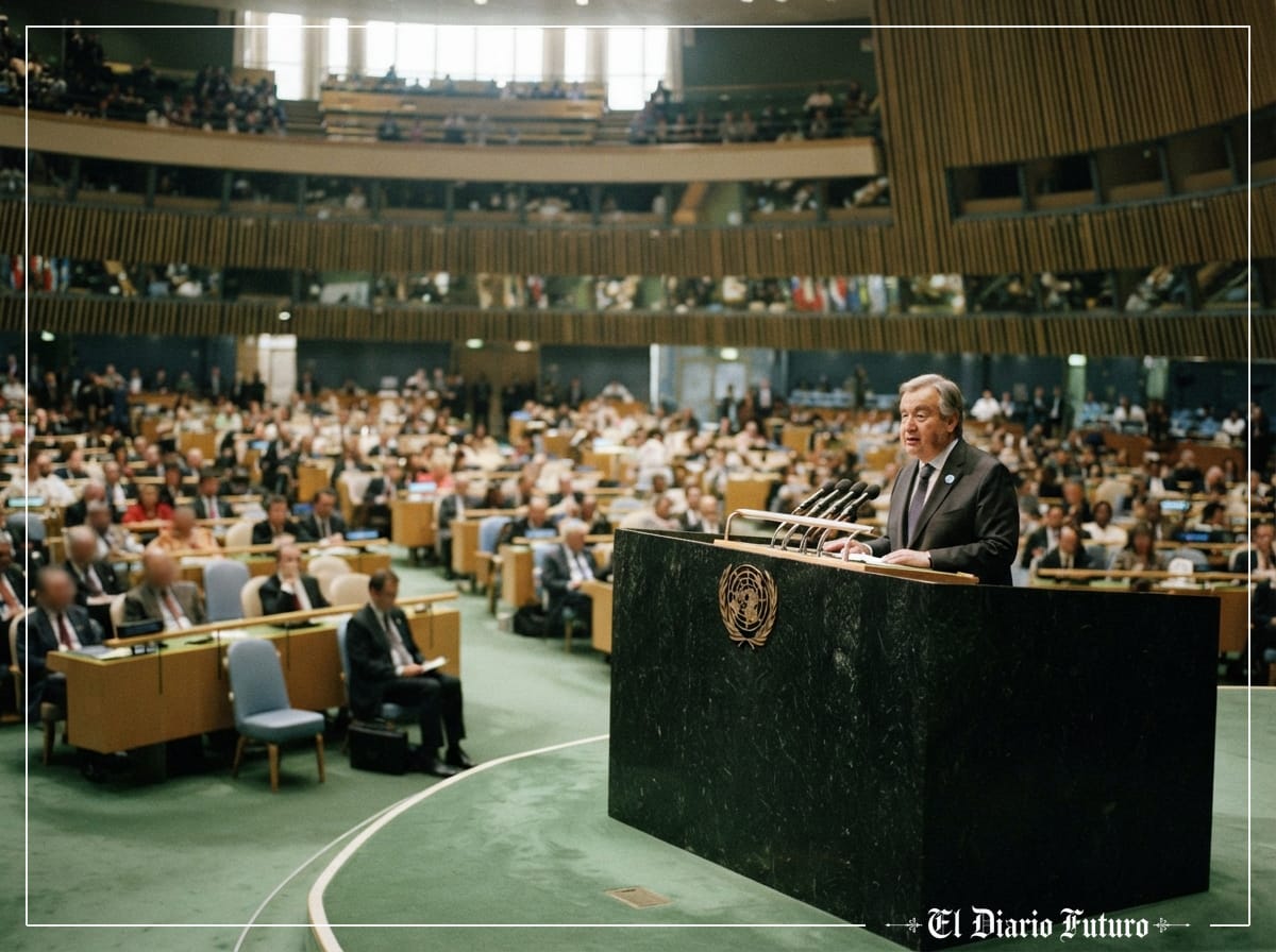 Salón de la Asamblea General de la ONU en Nueva York