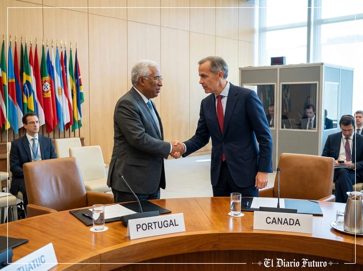 Los impulsores de la iniciativa P4M posan juntos en la sede de Naciones Unidas.