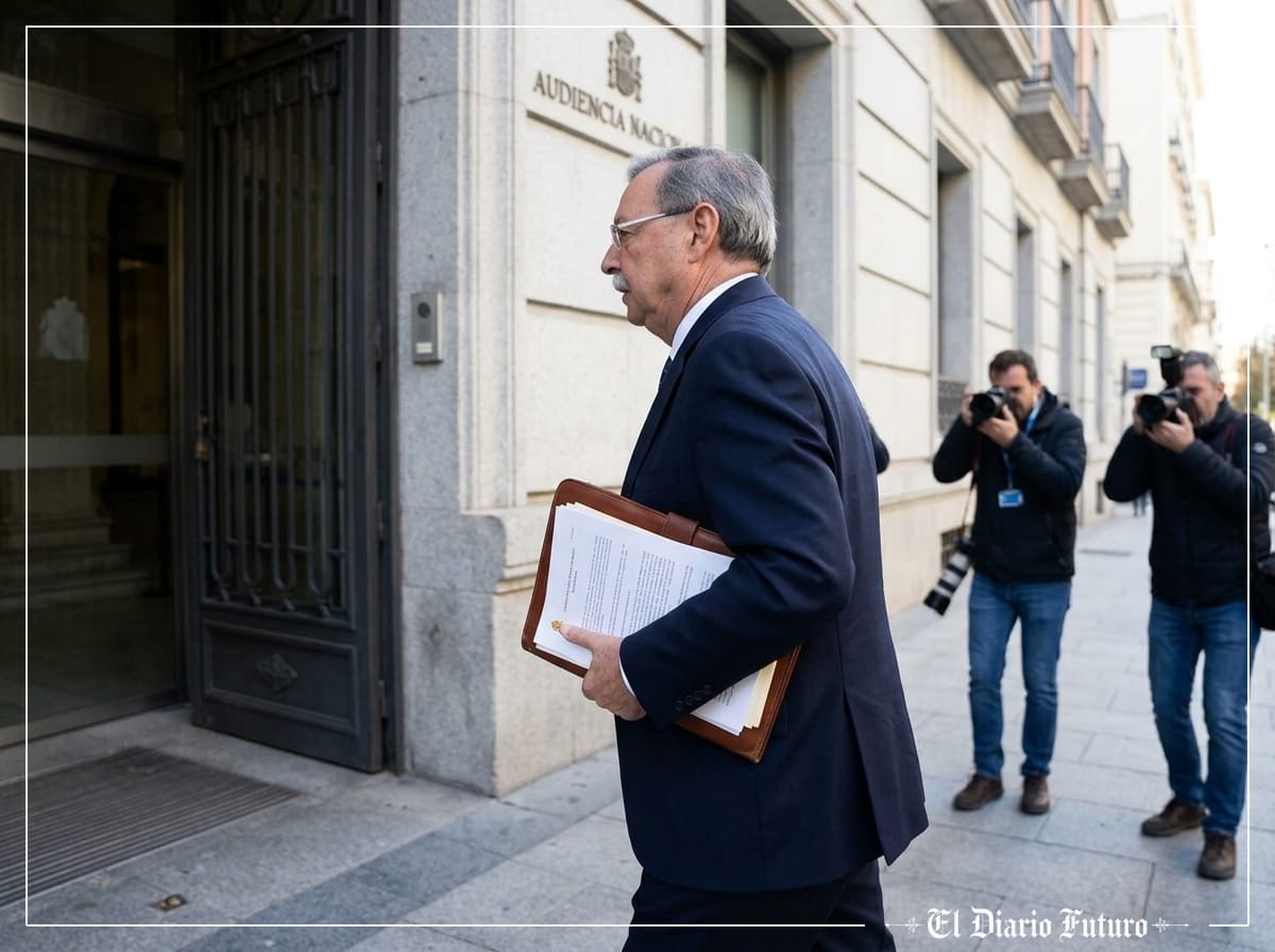 Juan Jesús Vivas a su llegada a la Audiencia Nacional
