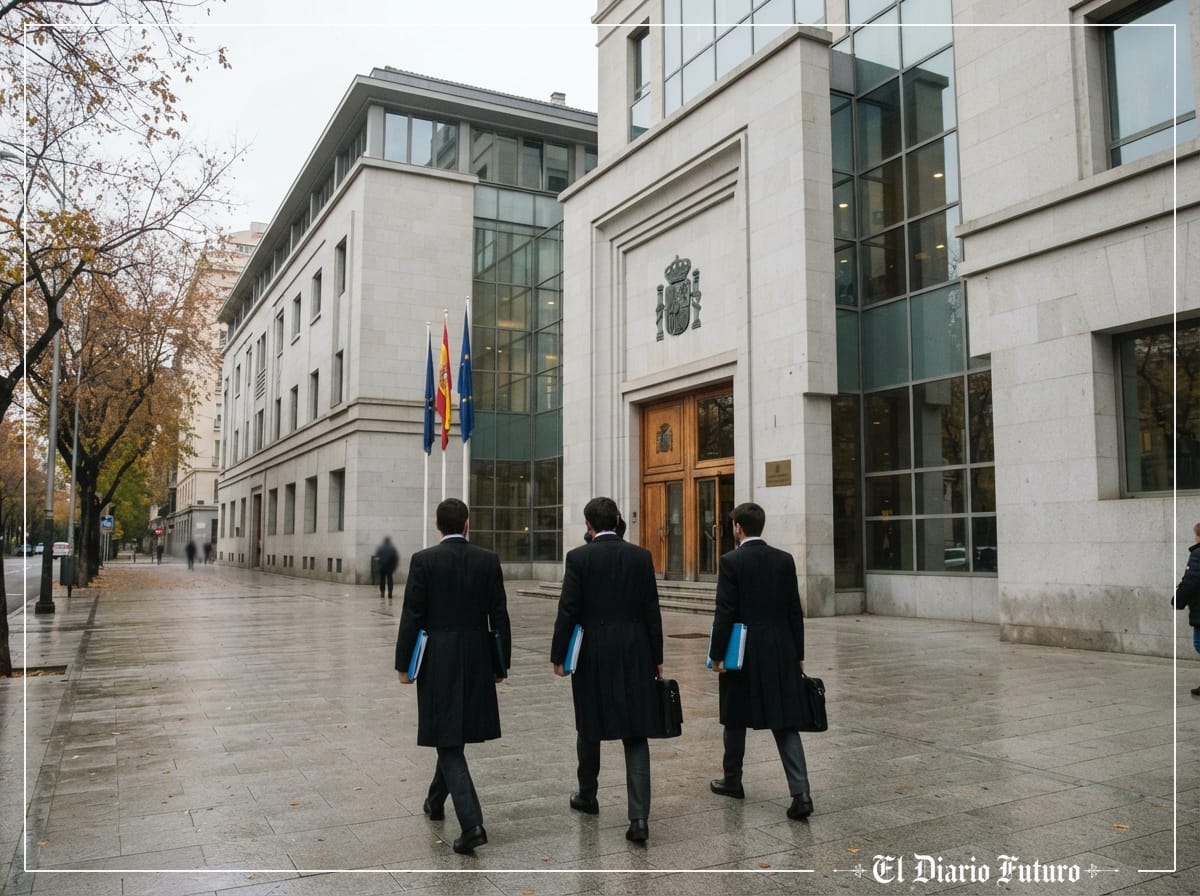 Fachada del Tribunal Constitucional en Madrid