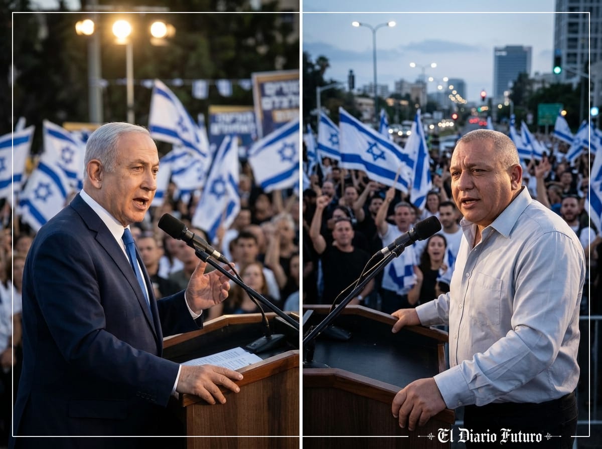Benjamin Netanyahu y Gadi Eisenkot