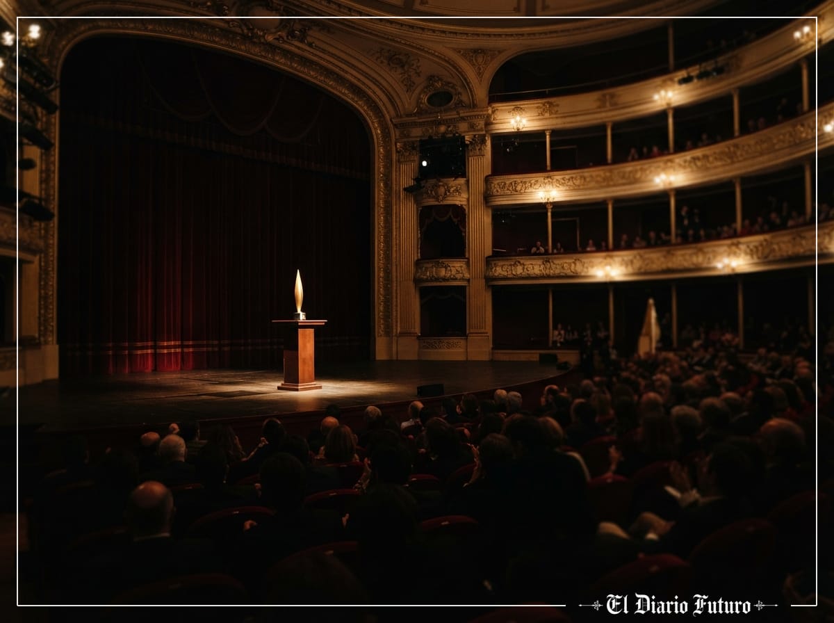 Escenario del Teatro Calderón de Valladolid durante la gala de clausura de la Seminci.
